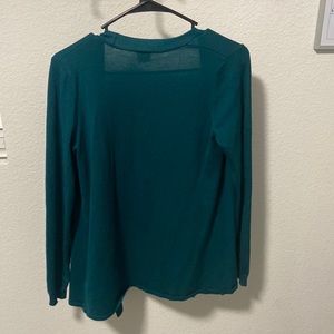 Greenish blue cardigan